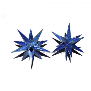 Lapis Lazuli 12 Point Big Star