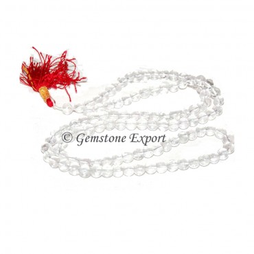 Crystal Quartz AA Grade Jap Mala