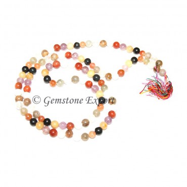 Mix Gemstone Jap Mala