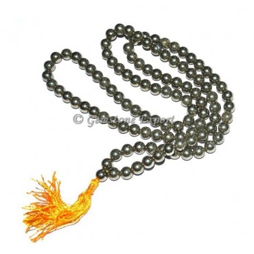 Pyrite Japa Mala