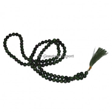 Green With Ruby Stone Japa Mala