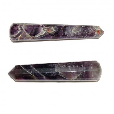 Amethyst 16 Faceted Massage Wands