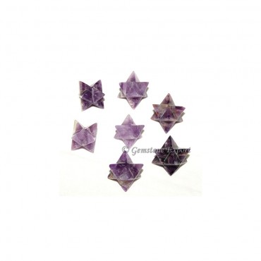 Amethyst Merkaba Star