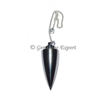 Silver Steel Plain Dowsing Pendulum