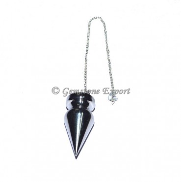 Heavy Silver Plain Steel Pendulum