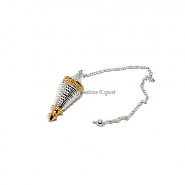 Silver With Gold Pendulum