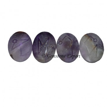 Amethyst Arch Angel Natural Polished Set