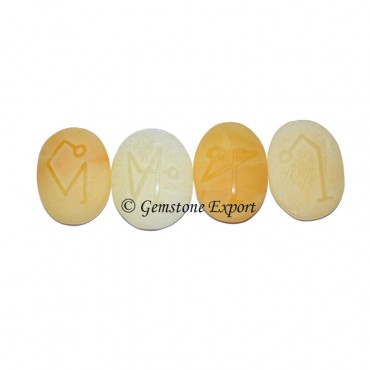 Yellow Aventurine Natural Polished Set