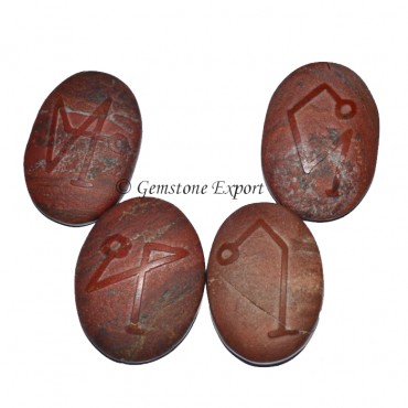 Red Jasper Arch Angels Natural Polished Set