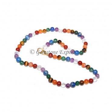 Seven Chakra Stones Necklace