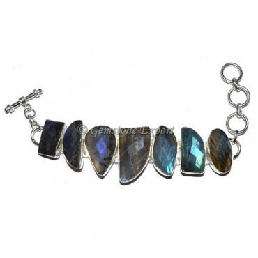 Labradorite faceted Bracelets