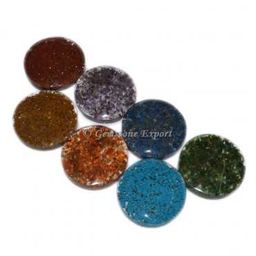 Orgonite Chakra Disc Set