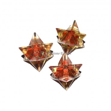 Red Jasper Orgone Merkaba Star