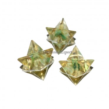 Green Aventurine Orgone Merkaba Star