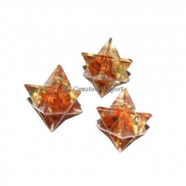 Carnelian Orgone Merkaba Star