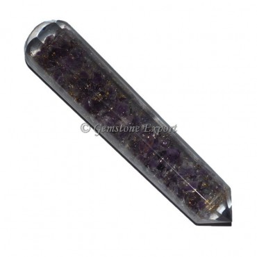 Amethyst Orgonite Massage Wands