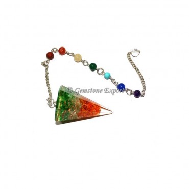 Orgone 3 Colors Stone Pendulums