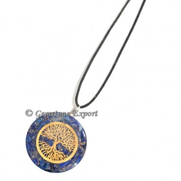 Lapis Lazuli Tree Of Life Orgone Pendants