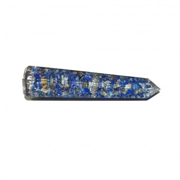 Lapis Lazuli Orgone Obelisk Healing Point