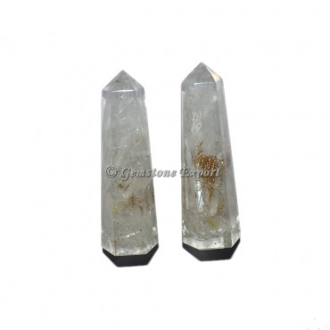 Orgone Selenite Quartz Obelisk