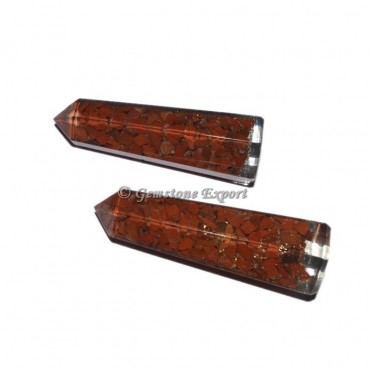 Red Jasper Orgone Obelisk