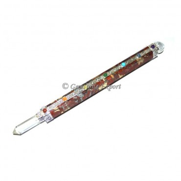 Red Jasper Orgone Chakra Healing Wands