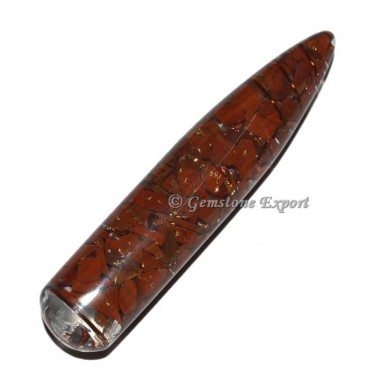 Red Jasper Orgone Healing Wands