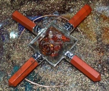 Orgone Red Jasper Healing generator