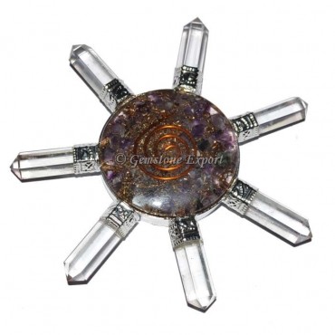 Orgone Amethyst Disc Generator