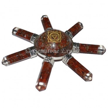 Red Japser Root Chakra Orgone Energy Generator