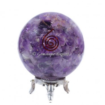 Amethyst Choko Reiki Orgonite Sphere