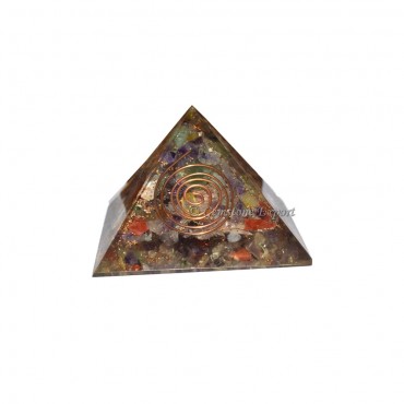 Mix Gemstone Energy Orgone Pyramids