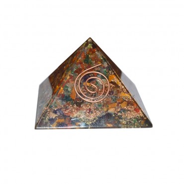 Multi Gemstone Enrgy Orgone Pyramids