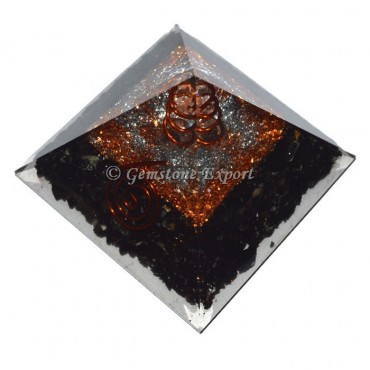 Black Jasper Orgonite Pyramid