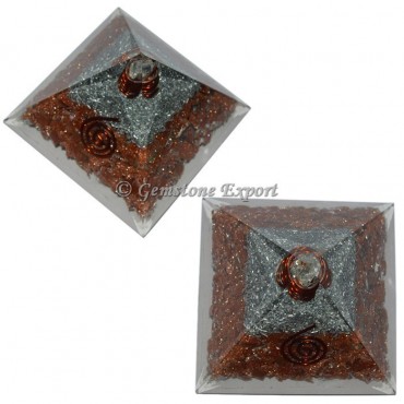 Goldstone Orgonite Pyramid