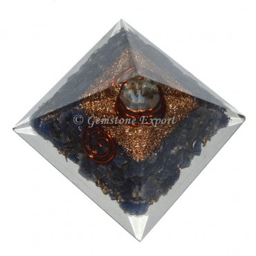 Blue Aventurine Orgonite Pyramid