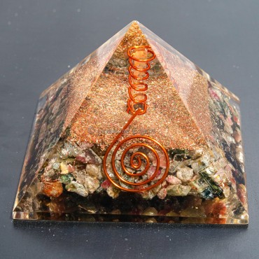 Multi Tourmaline Orgonite Pyramids