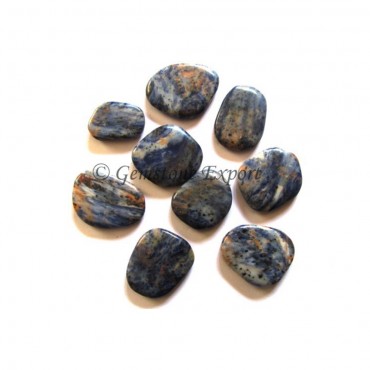 Sodalite Unshaped Palm Stone