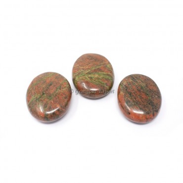 Unakite Palm Stones