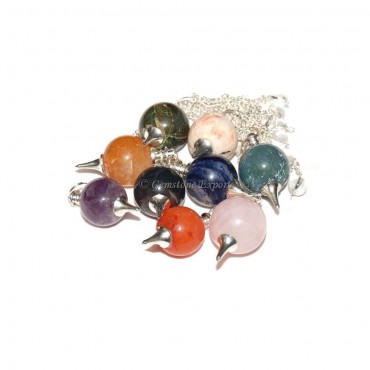 Mix Gemstone Ball Pendulums