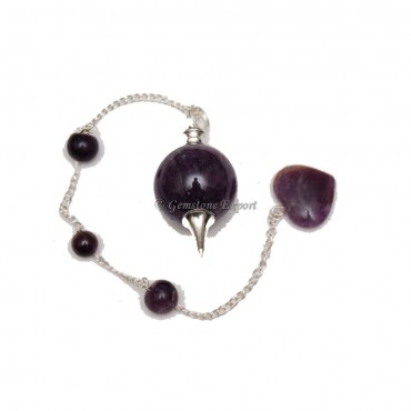 Amethyst Healing Ball Pendulums