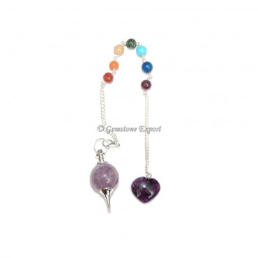 Amethyst Chakra Ball Pendulums