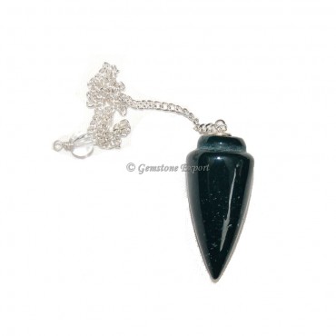 Black Agate Plain Pendulums