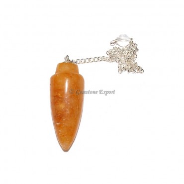 Golden Quartz Plain Pendulums