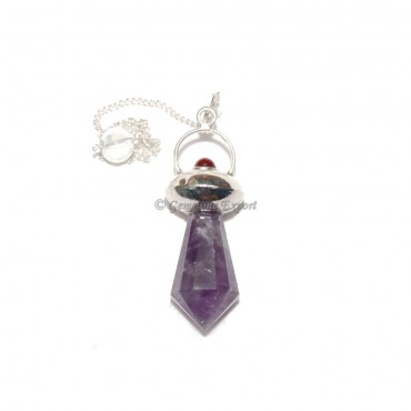 Amethyst Garnet Pendulums