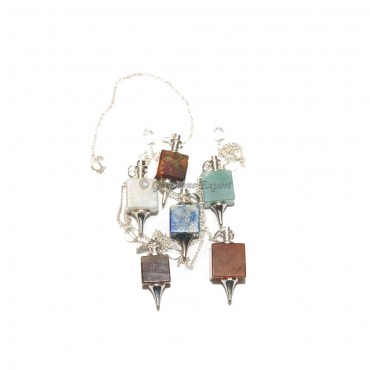 Mix Gemstone Squre Pendulums