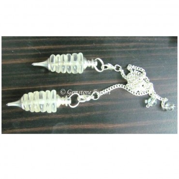 Crystal Quartz Tyre Pendulums