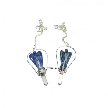 Sodalite Angels Pendulums