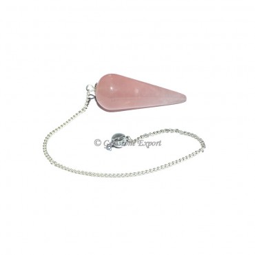 Rose Quartz Drop Pendulum