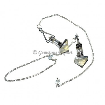 Crystal Quartz Healing Crystals Pendulum